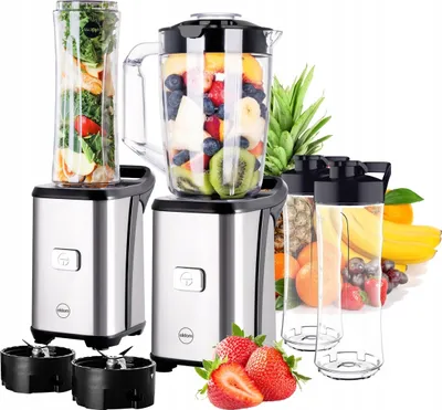 Obrázek produktu pro Bechermixer Eldom Bk5S Jaar 700W 3V1 2 Flaschen 600Ml Bpa Frei