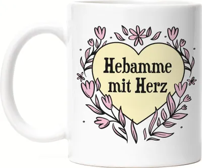 Produktbild von Hebamme mit Herz Tasse Geschenkidee Zum Danke Sagen Beste Hebamme