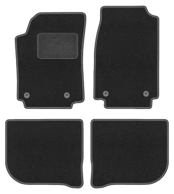 Immagine prodotto di Tappetini in moquette per Audi 100 C4 1991-1994 (station wagon/berlina) – set 4 pezzi, grigio grafite, su misura – Wielganizator LUX