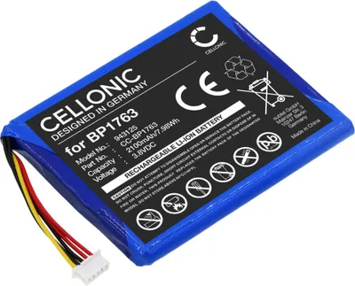 Produktbild von CELLONIC 1x Akku für Babyphone Kompatibel mit VTech VM5463, RM5754HD, RM5764HD, BP1763 - (2100mAh , 3.8V)