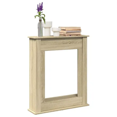 Obrázok produktu pre Dizajnová krbová obostavba Sonoma dub 75x20x87,5 cm materiál na báze dreva - Dekoratívne krby 2025 Novinka1940291 1ks