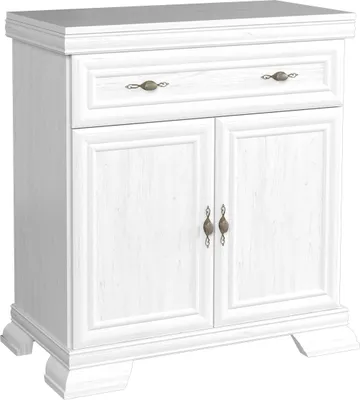 Produktbild von Furniture24 Kommode Kora KK1 Schrank Wohnzimmerschrank 2 Türen und 1 Schublade Andersen Kiefer