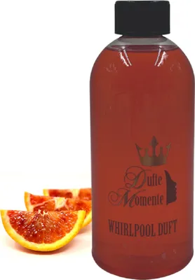 Produktbild von Dufte Momente | Whirlpool Duft 500ml | Blutorange | mit naturreinen und natürlichen ätherischen Ölen | kein Schaum | vegan und ohne Tierversuche