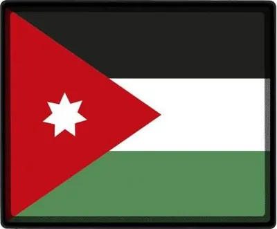 Produktbild von Mousepad Mauspad mit Motiv - Jordanien Fahne - 82074 - Gr. ca. 24  x 20 cm