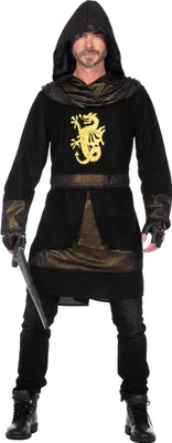 Produktbild von Mittelalterliches Ritter-Kostüm für Herren - Gr. S-XL - Mittelalter S