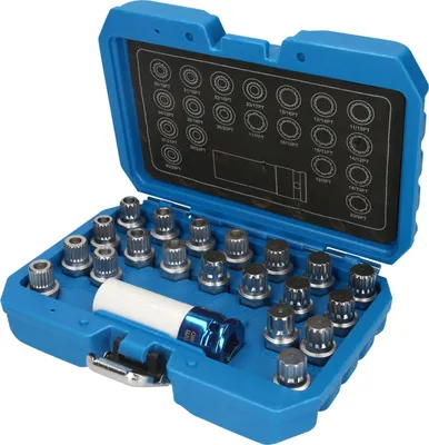 Produktbild von Brilliant Tools Felgenschloss-Sortiment für BMW, 21-tlg.