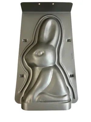 Produktbild von 3D-Backform Osterhase 2-teilig  Antihaftbeschichtung 25 cm, Osterhasenbackform 25 cm