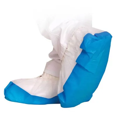 Obrázok produktu pre Hygostar 2860 Überschuhe weiß/blau PP/CPE 40 x 165 cm