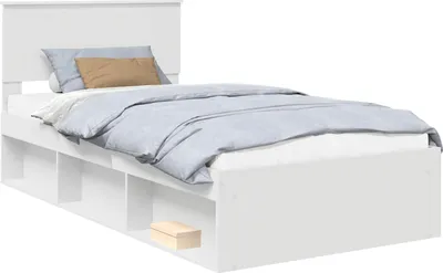 Immagine prodotto di Struttura del letto Bianco 100 x 200 cm Pino massello