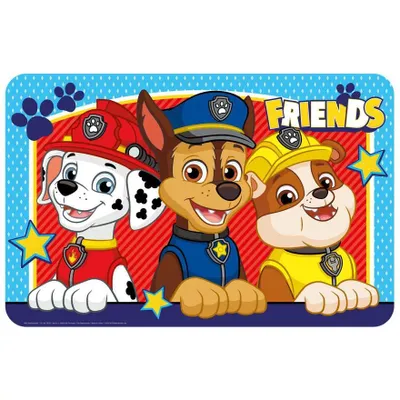 Produktbild von Paw Patrol Friends Tischset 43x28 cm – Abwischbares Kinder Platzset