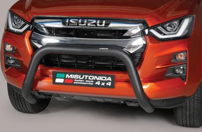 Obrázok produktu pre J&J Automotive | Predné rámy pre Isuzu D-Max Double Cab 2020-vyššie 76mm čierny