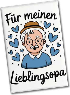 Produktbild von Für meinen Lieblingsopa Souvenir Magnet