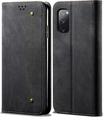 Image de Galaxy S20 FE Case, étui portefeuille en cuir avec fermeture magnétique et fonction stand pour Samsung Galaxy S20 FE Noir