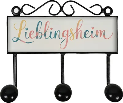 Produktbild von Lieblingsheim Kleiderhaken Leiste mit 3 Haken
