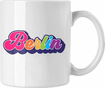 Produktbild von Trendation - Berlin Tasse Bunt (Weiß)