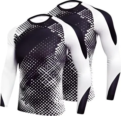 Produktbild von Famanu Sport T-Shirt Thermisch Kompression - Weiß - S