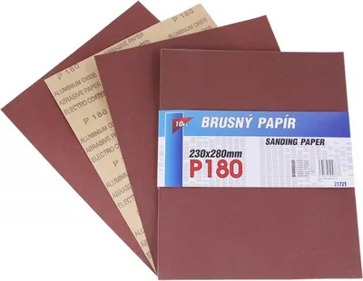Obrázek produktu pro Levior Papír brusný 230x280mm P180 10ks