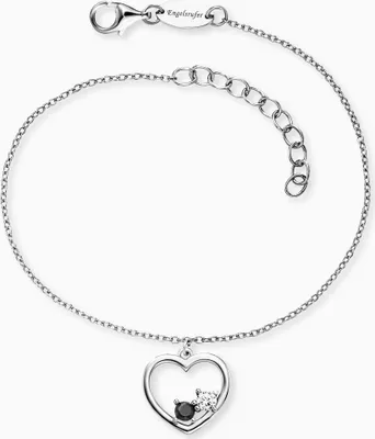 Produktbild von Engelsrufer Armband Yin Yang Heart ERB-YIYAHEART-ZI
