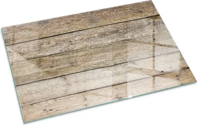 Produktbild von Natürliche Holzdielen – Glasbodenplatte für – Kaminofen – Kaminplatte Glas – Schutzglas – Funkenschutzplatte –Glasbodenplatte Feuerfeste – Hitzeschutzplatte – Bodenschutz aus Glas – 100x70 cm