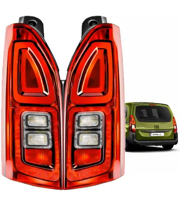 Immagine prodotto di Luce posteriore Set luci posteriori sinistra + destra per Fiat Doblo Combi 2019-2025 Omologazione E 9819649280 9820555080
