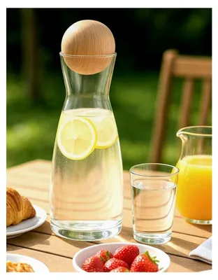 Produktbild von 1 Liter Karaffe mit Zirbenkugel