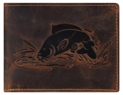 Image de GREENBURRY porte-monnaie Vintage Wallet Brown Karpfen brun