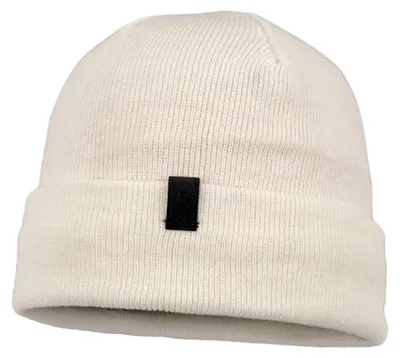 Balke glatte Strickmütze mit Rollrand & Thinsulate-Futter in beige