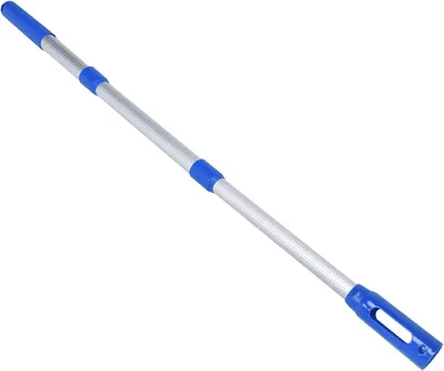 Produktbild von Teleskopische Poolstange, verstellbar von 44,5 cm bis 88 cm, für Schwimmbäder und Gärten, Aluminium