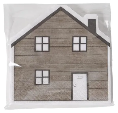 Produktbild von Boltze Home Servietten Homewood in Hausform 12 Stück