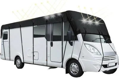 Immagine prodotto di Copertura impermeabile per roulotte e camper - 210D, 8,5 x 3 m