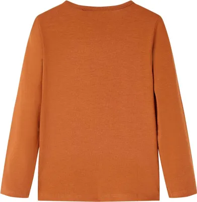 Produktbild von vidaXL Kinder-Langarmshirt Cognac 104