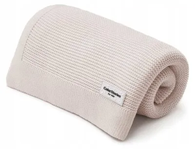 Produktbild von Babydecke ColorStories 80 x 100 cm beige Baumwolle Bambus