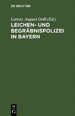 Produktbild von Leichen- und Begräbnispolizei in Bayern