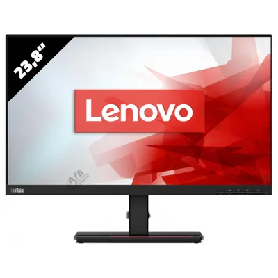 Obrázok produktu pre Lenovo ThinkVision P24h-20, 60,5 cm (23.8"), 2560 x 1440 px, Quad HD, 4 ms, Čierna
