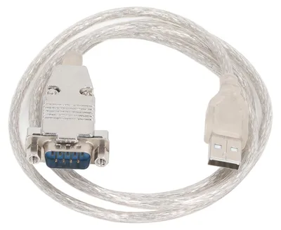 Zdjęcie produktu dla Adapter USB-szeregowy, kabel szeregowy USB-RS232 (9-pinowy DB9, męski) o długości 1 m, do systemów Windows 11, 10, 8, 7, XP, Vista, 2000, 98 oraz OS X 8, kolor srebrny