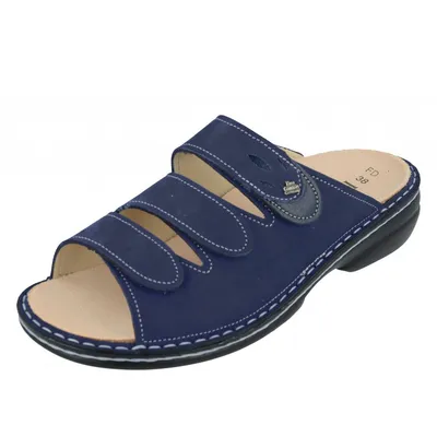 Produktbild von Finn Comfort Damen Pantoletten in Blau, Größe 42