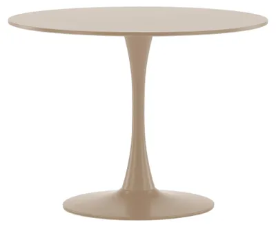 Image de Glade table de salle à manger Ø100 cm beige.