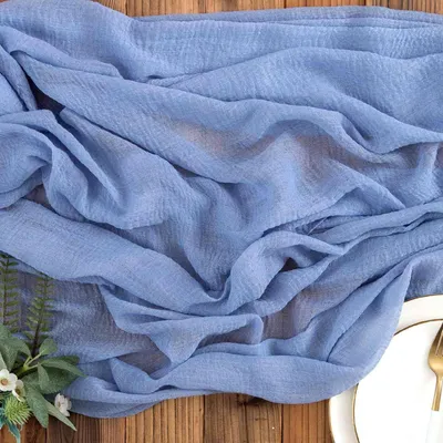 Obrázek produktu pro Omgoods - Běžná látka na ubrus, 3 m x 80 cm, modrá barva