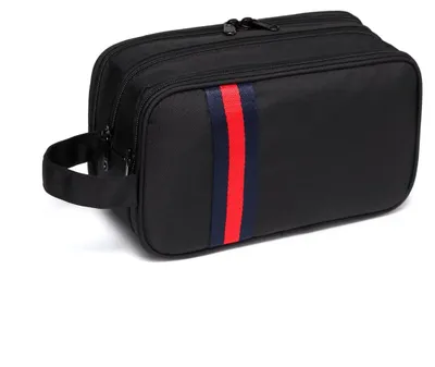 Image de Trousse de toilette étanche avec plusieurs compartiments, pour femmes et hommes