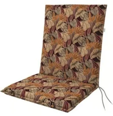 Produktbild von Doppler Auflage Niedriglehner Living, Braune Blätter, 100x48x6cm, 5112156110