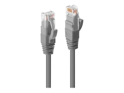 Produktbild von LINDY Patchkabel Cat6 UTP Premium grau 3.00m