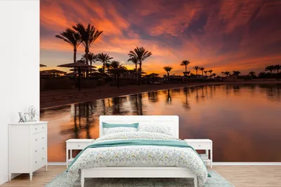 Produktbild von Fotobehang Sonnenuntergang in Ägypten - Breite 525 cm x Höhe 350 cm