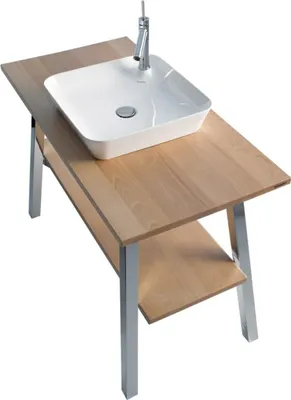Produktbild von Duravit Aufsatzwaschbecken Cape Cod 46x46cm, m HL, A.insel, o. ÜL, we s-matt