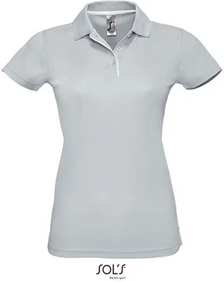 Immagine prodotto di SOLs 01179 | Polo donna sportiva Performer - Colore: Grigio puro - Taglia: L
