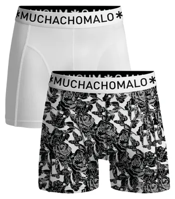 Produktbild von Muchachomalo Herren Boxershorts – 2er Pack – Baumwolle Stretch – Bequeme Unterwäsche – Größe XL - U-OUTLT1010-429