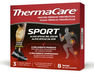 Obrázok produktu pre THERMACARE Športové tepelné náplasti 3 jednotky