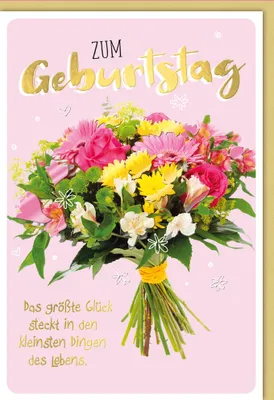 Produktbild von A - 51GD2033 - Grußkarte mit Umschlag - Format: 11,5 x 17 cm - "Geburt