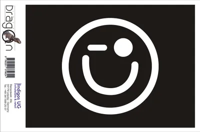Produktbild von Aufkleber / Autoaufkleber - JDM / Die cut / Auto / OEM - Zwinker - Smiley - 120x120 mm pink - Heckscheibe / Heckscheibenaufkleber