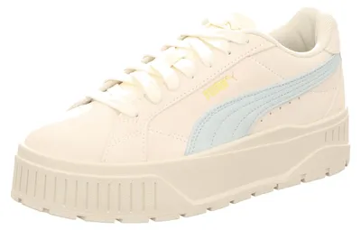 Produktbild von Puma Damen-Sneaker Karmen II Warm-Weiß-Fresh-Blau, Farbe:beige/schlamm, UK Größe:7