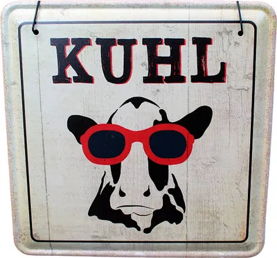 Produktbild von Shabby Blechschild Kuhl